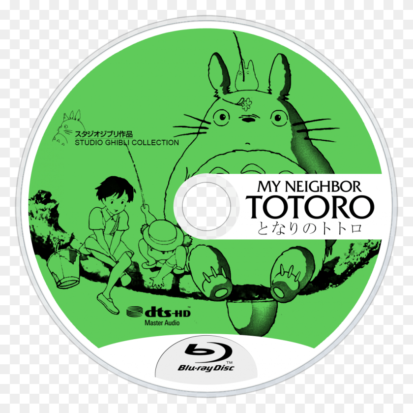 1000x1000 Descargar Png / Mi Vecino Totoro Bluray Disc Image Blu Ray, Disk, Dvd Hd Png