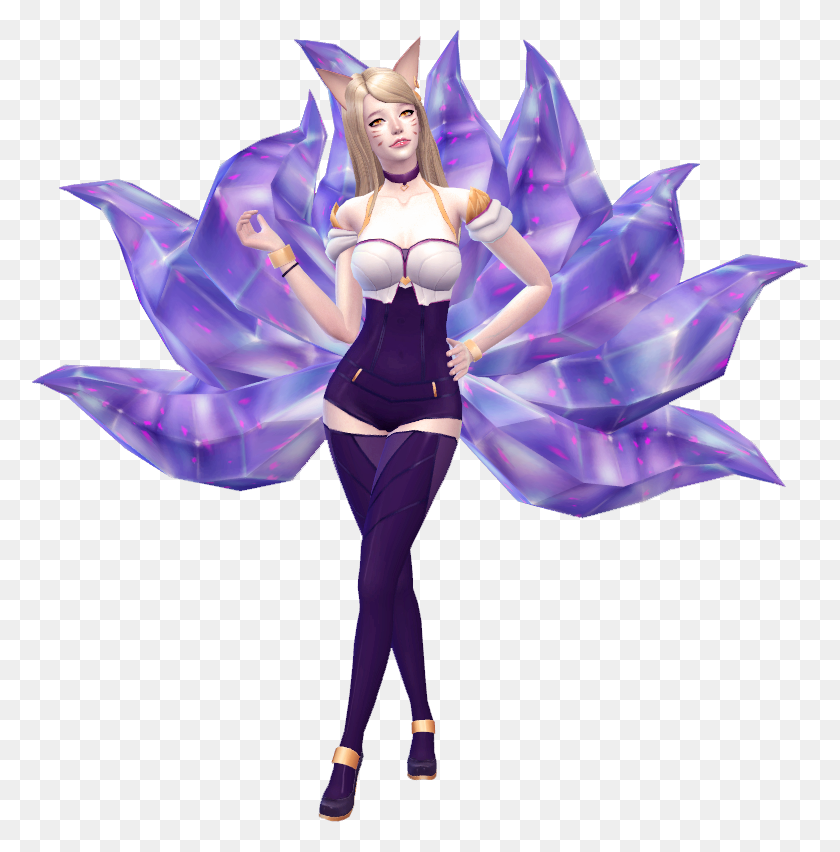 776x792 My Sims Ahri Popstar Mythical Creature, Costume, Person, Human HD PNG Download