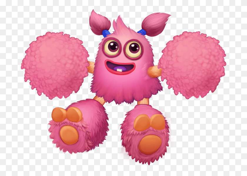 701x537 My Singing Monsters Baby Pompom, Purple, Toy HD PNG Download