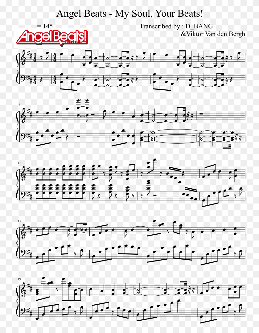 753x1020 My Soul Your Beats Sheet Music Composed By 145 Transcribed Home Alone Theme Sheet, Gray, World Of Warcraft HD PNG Download