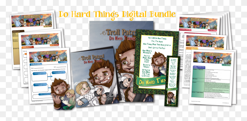 3093x1402 My Troll Patrol Book Cover HD PNG Download