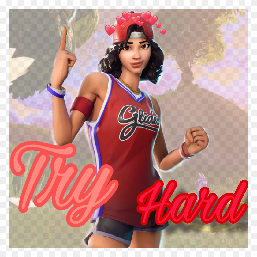 1024x1024 My Try Hard Skin Triple Threat Fortnite Thumbnail, Costume, Person, Human HD PNG Download