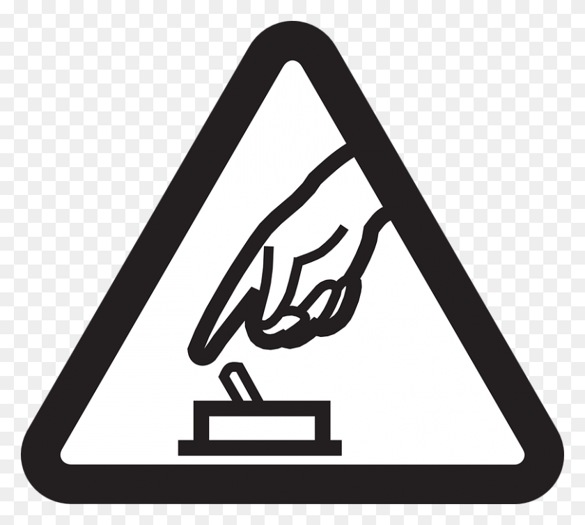 809x720 My Watchlist Of The Gold Mining Players In The Red Safety Switch Symbol, Sign, Triangle, Road Sign HD PNG Download