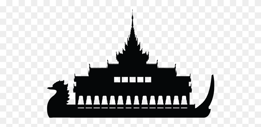 540x350 Myanmar Southeast Asia Landmarks Silhouette, Symbol, Stencil HD PNG Download