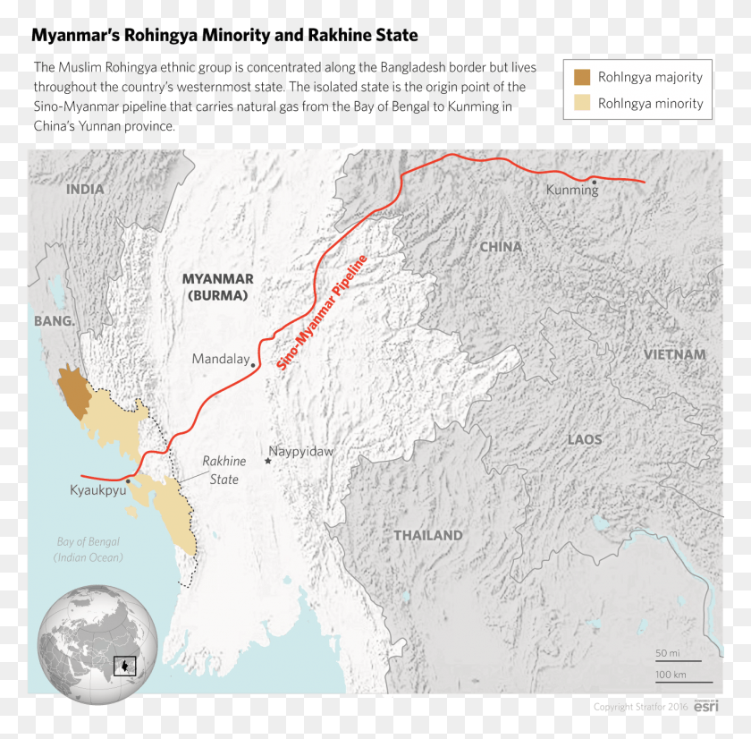 1281x1259 Myanmars Rohingya Minority And Rakhine State Atlas, Plot, Map, Diagram HD PNG Download