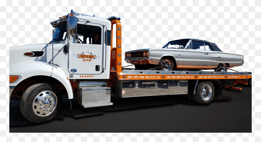 1920x978 Myers Towing Trailer Truck, Vehicle, Transportation, Wheel HD PNG Download