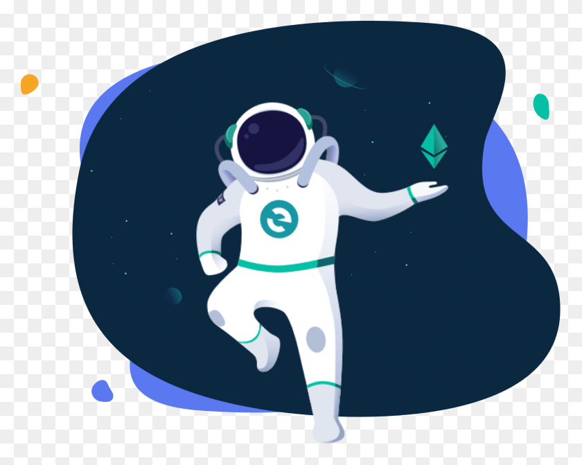 1542x1209 Myetherwallet Is A Free Client Side Interface Helping New Myetherwallet Interface, Astronaut, Snowman, Winter HD PNG Download