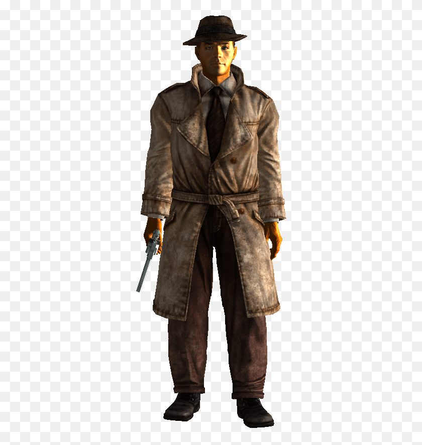 300x826 Mysterious Stranger Outfit Mysterious Stranger Fallout Cosplay, Clothing, Apparel, Overcoat HD PNG Download