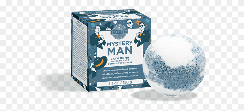 581x325 Mystery Man Scentsy Bath Bomb Scentsy Car Bar Mystery Man, Poster, Advertisement, Outdoors HD PNG Download