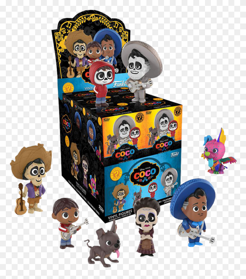 799x913 Descargar Png Mystery Minis Blind Box Funko Mystery Mini Coco, Rock, Toy, Libro Hd Png