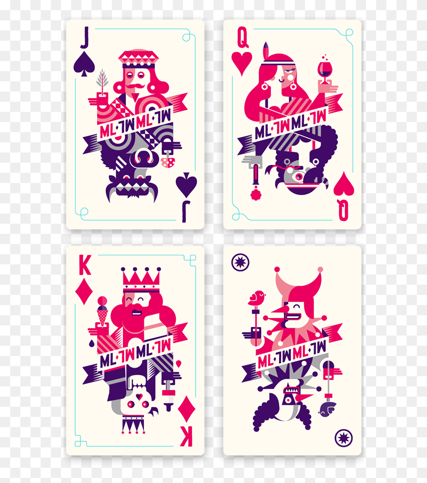 596x890 Mysteryland Playing Cards On Behance, Label, Text, Number HD PNG Download