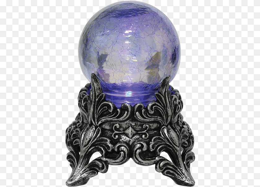 422x605 Mystic Oil Slick Crystal Ball Crystal Ball, Sphere, Accessories, Art Clipart PNG