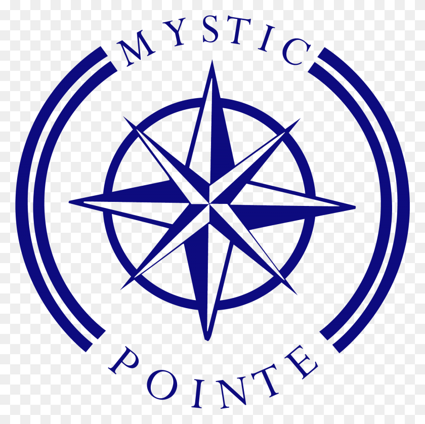 1755x1752 Descargar Png Mystic Pointe Logo Compass Sticker For Royal Enfield, Clock Tower, Tower, Architecture Hd Png