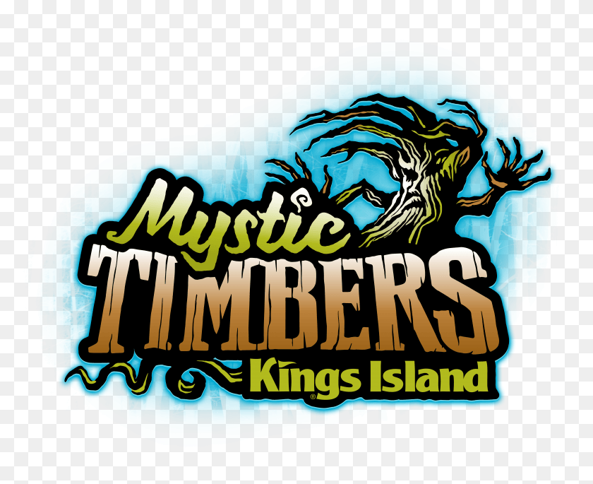 7131x5717 Mystic Timbers Kings Island Logo HD PNG Download
