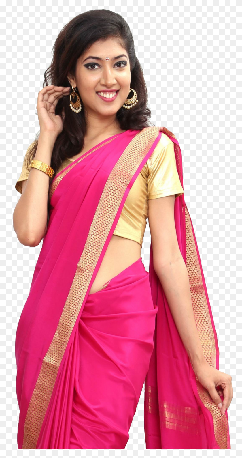 900x1762 Mysure Silk Saree Plain Mysore Silk Sarees Online, Clothing, Apparel, Person HD PNG Download