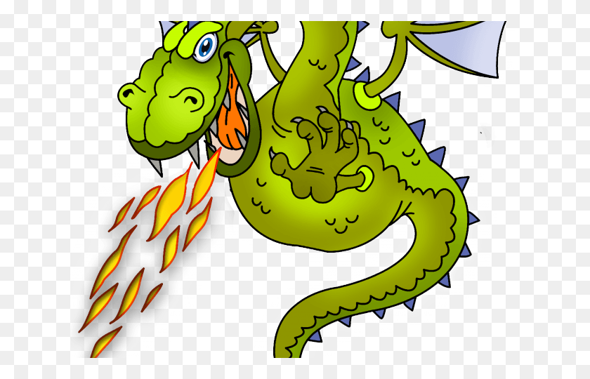 640x480 Mythical Clipart Fire Breathing Dragon Dragon Clipart No Background, Sea Life, Animal, Mammal HD PNG Download