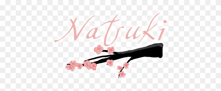 465x289 N A T S U K I Calligraphy, Plant, Flower, Blossom HD PNG Download
