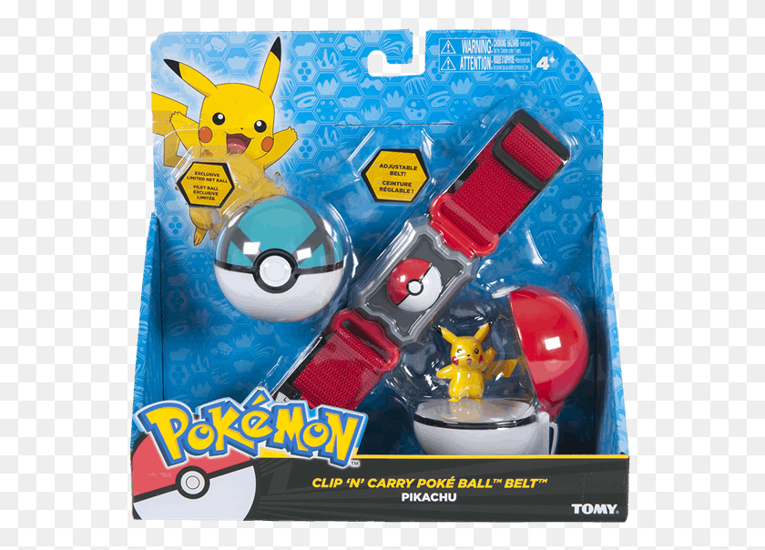 557x544 Descargar Png N Carry Poke Ball Pokemon Clip N Carry Pokeball Belt Pikachu, Accesorios, Accesorio, Juguete Hd Png