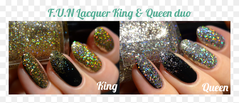 1501x585 N Lacquer King Amp Queen Fun Lacquer King, Light, Glitter, Person HD PNG Download
