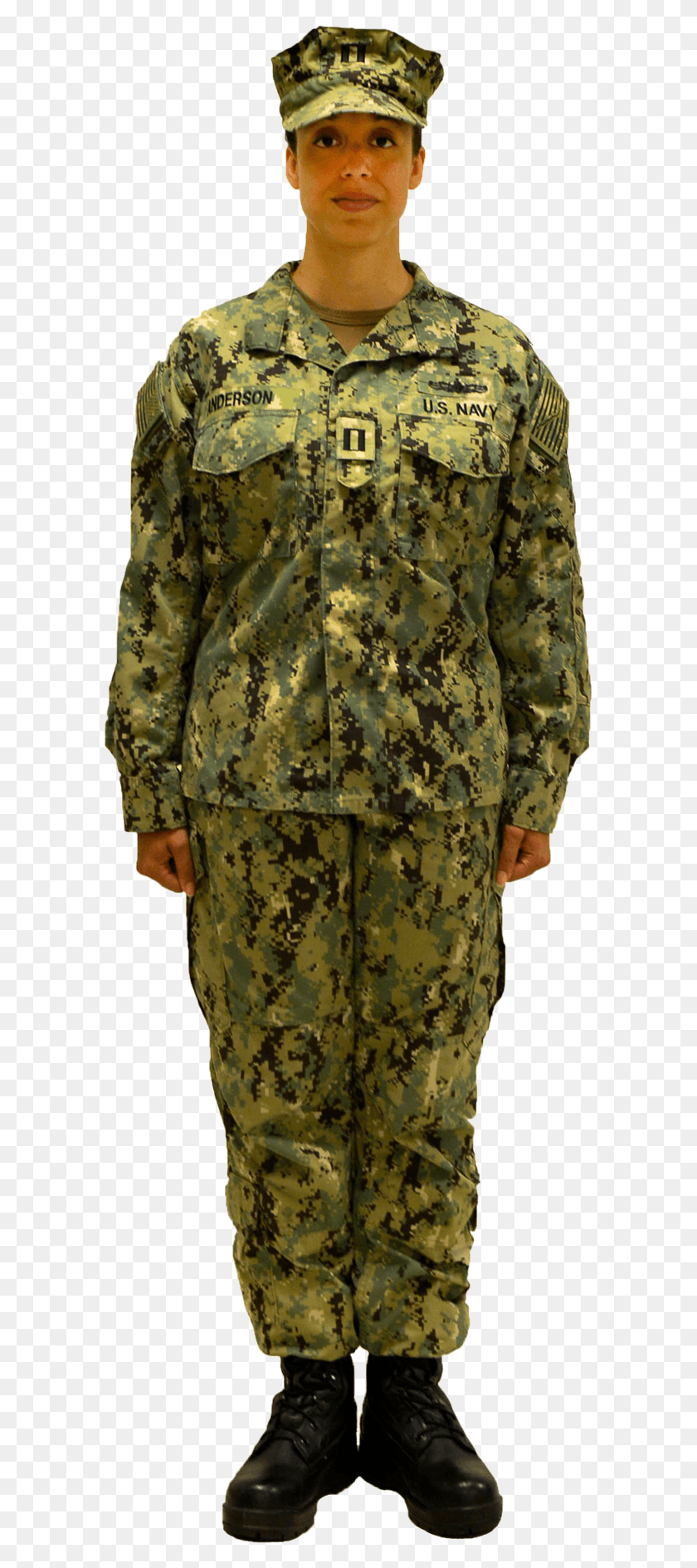 588x1828 N Ry232 Us Navy Nwu Type, Military Uniform, Military, Person HD PNG Download