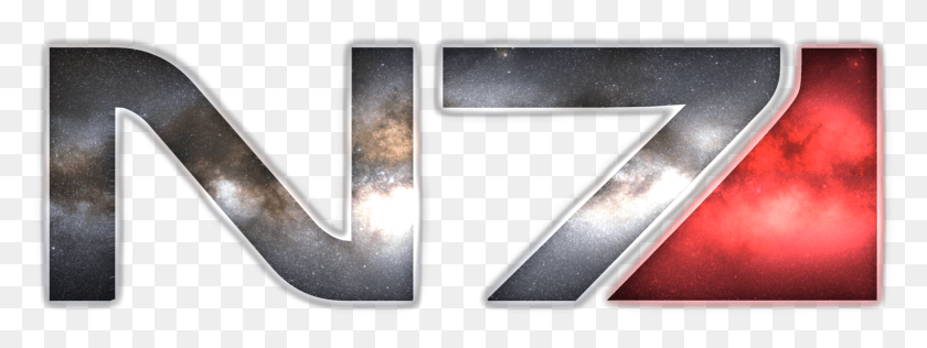 1557x513 N7 Logo, Outer Space, Astronomy, Universe HD PNG Download