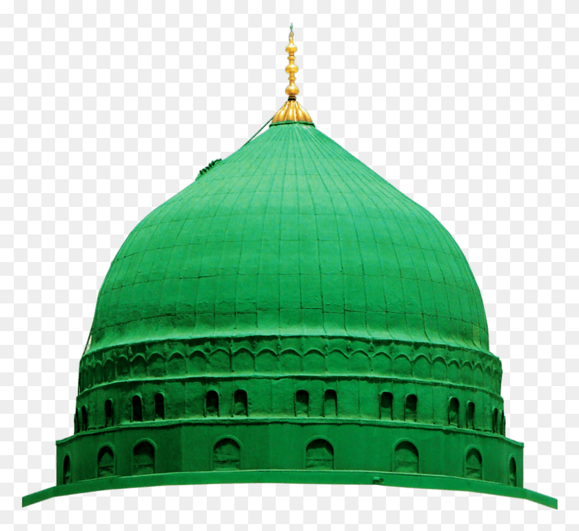800x729 Nabawi Mosque Green Dome Masjid E Nabawi, Architecture, Building, Lamp Descargar Hd Png