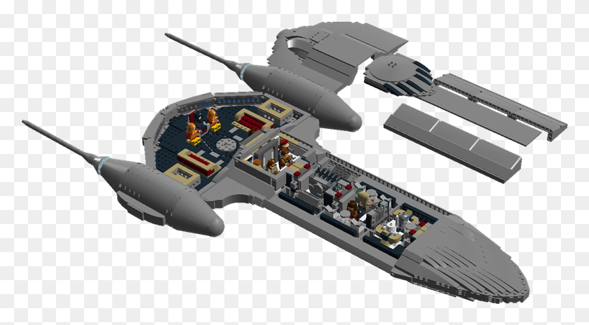 780x404 Descargar Png Naboo Royal Starship 09 Lego Star Wars Naboo Royal Starship, Aeronave, Vehículo, Transporte Hd Png
