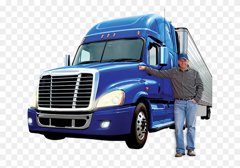 647x527 Nacfe Is Now Guiding Future Change In Trucking Bison Transport Semi Trucks, Person, Human, Truck HD PNG Download