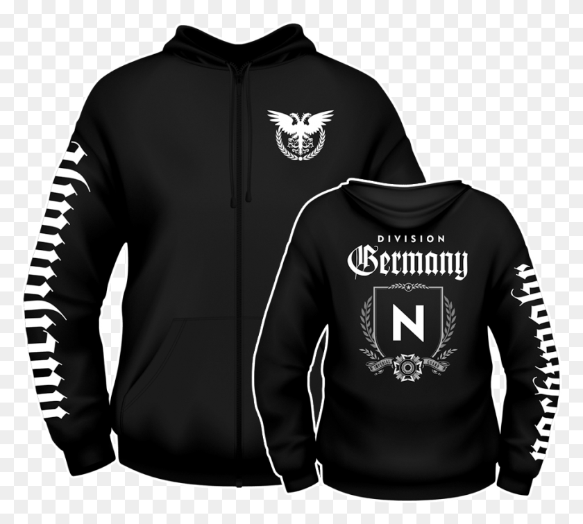 912x813 Nachtmahr Division Germany, Clothing, Apparel, Hoodie HD PNG Download
