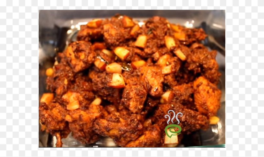 595x441 Nadan Chicken Curry Video Recipe Chicken, Dish, Meal, Food HD PNG Download