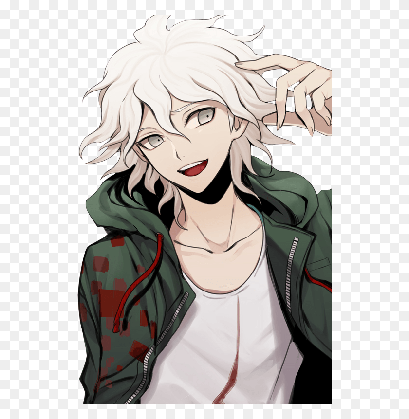 523x801 Descargar Png / Nagito Komaeda Dibujos, Manga, Comics, Libro Hd Png