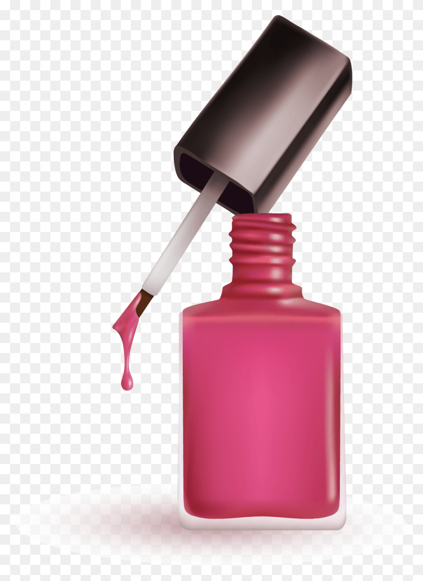 1045x1463 Nail Clipart Old Nail Clip Art Bottle Of Nail Polish, Cosmetics, Mascara HD PNG Download