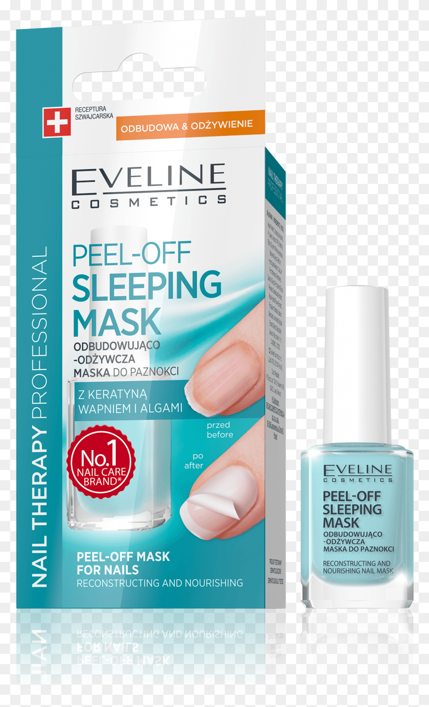1124x1909 Nail Therapy Professional Peel Off Sleeping Mask, Cosmetics, Bottle, Flyer HD PNG Download