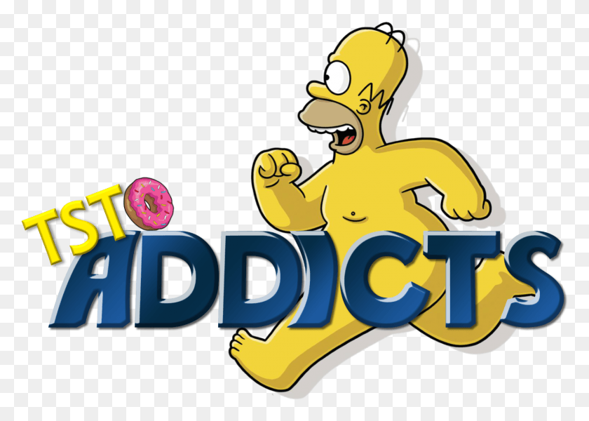 1443x999 Naked Homer Running Homer Simpson, Text, Graphics HD PNG Download