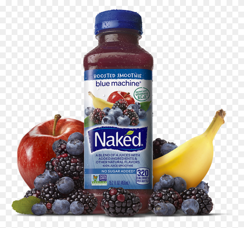 918x852 Naked Juice Blue Machine Naked, Plant, Food, Fruit HD PNG Download