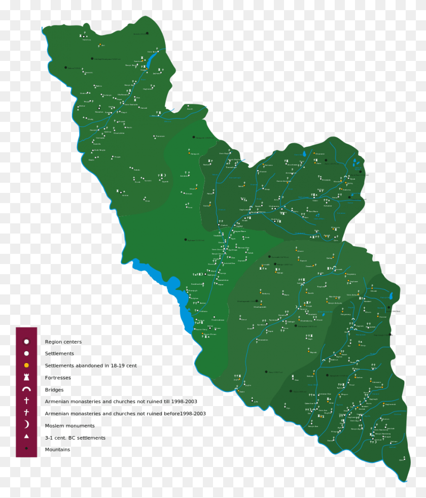 915x1081 Nakhchivan Autonomous Republic Map Atlas, Land, Outdoors, Nature HD PNG Download