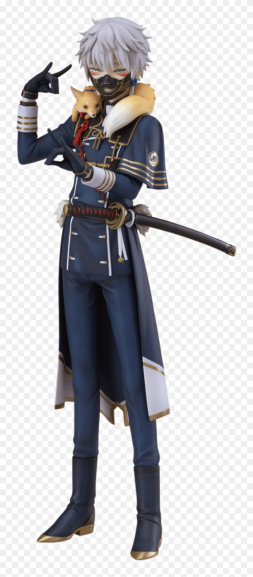 788x1869 Nakigitsune Sword Charm As A Bonus Touken Ranbu Figure Nakigitsune, Military, Military Uniform, Person HD PNG Download