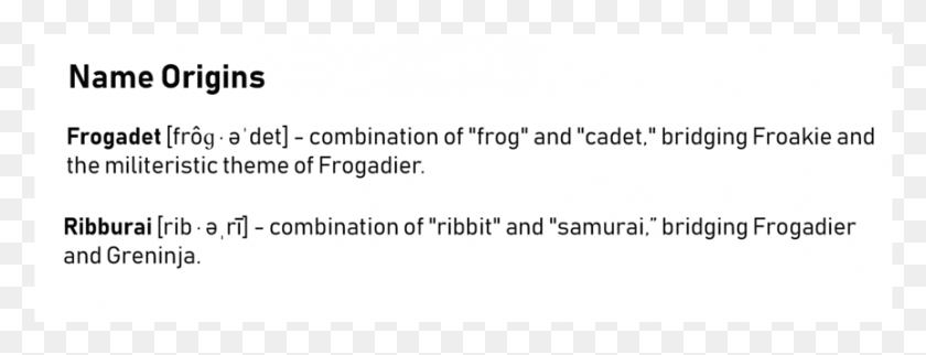 863x290 Named Froakie Frogadet Frogadier Ribburai Black And White, Text, Word, Symbol HD PNG Download