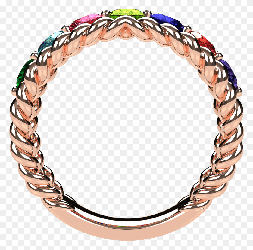 1694x1677 Nana Rope Mothers Ring 1 To 10 Birthstones In Sterling Circle, Bracelet, Jewelry, Accessories HD PNG Download