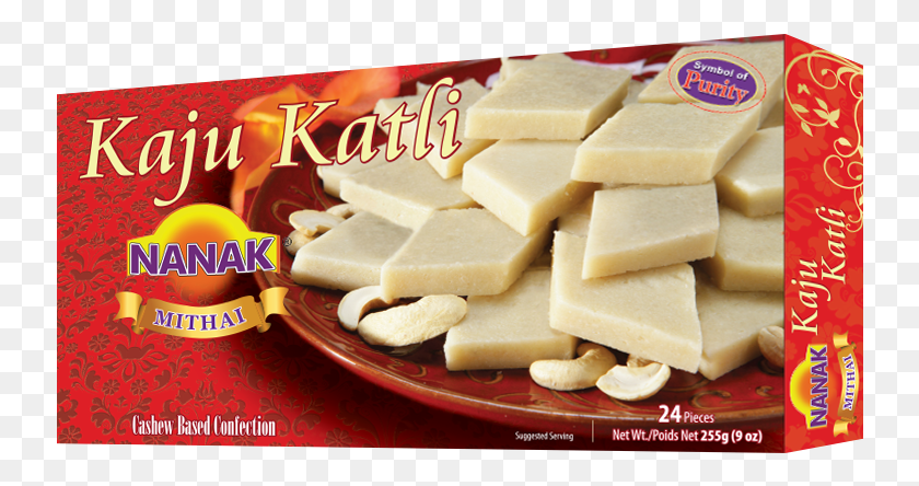 738x384 Nanak Kaju Katli, Sweets, Food, Confectionery HD PNG Download