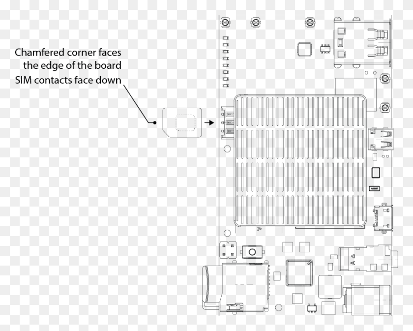 886x697 Nano Sim Card Installation Floor Plan, Plot, Diagram, Floor Plan HD PNG Download