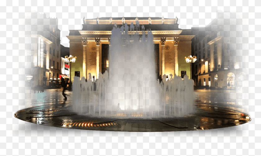 923x525 Nantes Place Graslin Fontaine Fountain Water Feature Ancient Roman Architecture, Person, Human, Building HD PNG Download