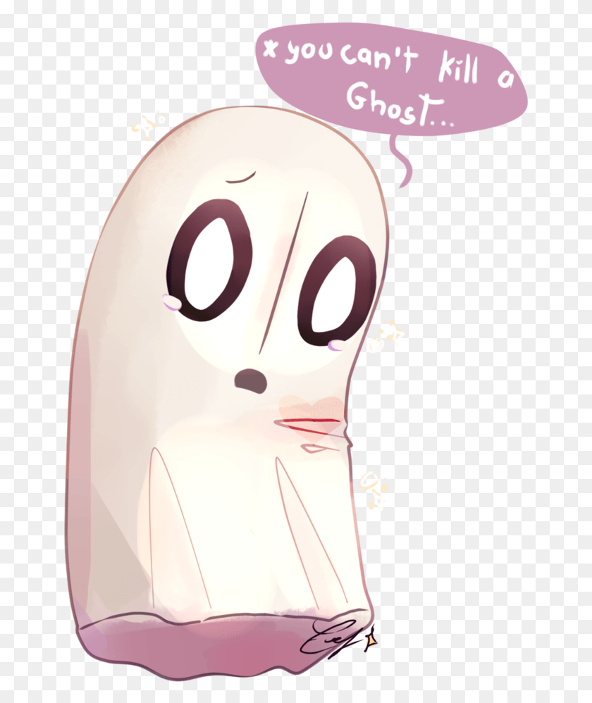 661x938 Napstablook By Asriee Illustration, Text, Snowman, Winter HD PNG Download
