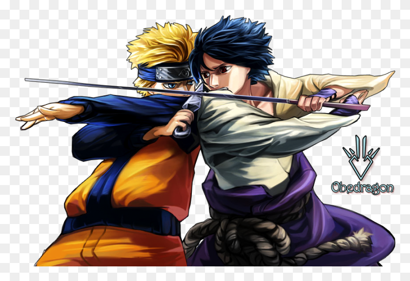 Naruto E Sasuke Sasuke And Naruto Wallpaper Iphone, Person, Human, Archery HD PNG Download
