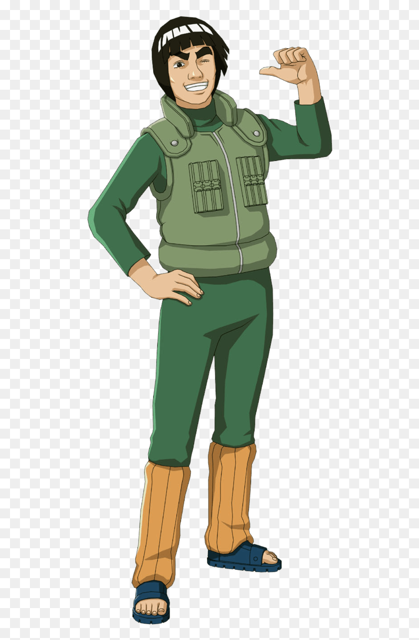 494x1224 Naruto Guy, Sleeve, Clothing, Apparel HD PNG Download