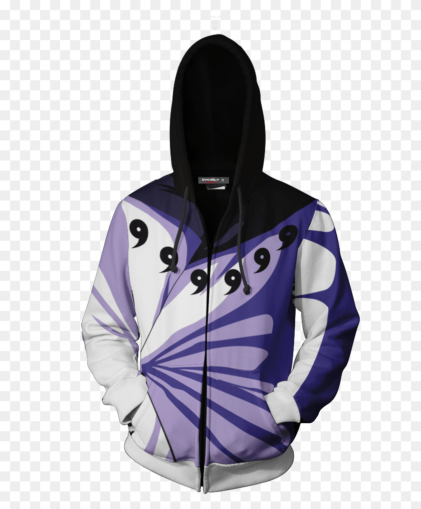 597x955 Naruto Madara Uchiha 6 Paths Cosplay Zip Up Hoodie Sweatshirt, Clothing, Apparel, Sweater HD PNG Download