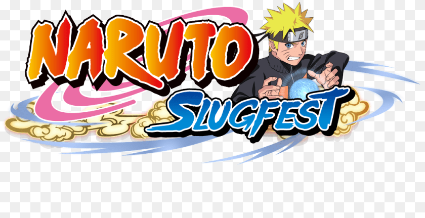 Naruto Slugfest Logo, Book, Comics, Publication, Person Transparent PNG