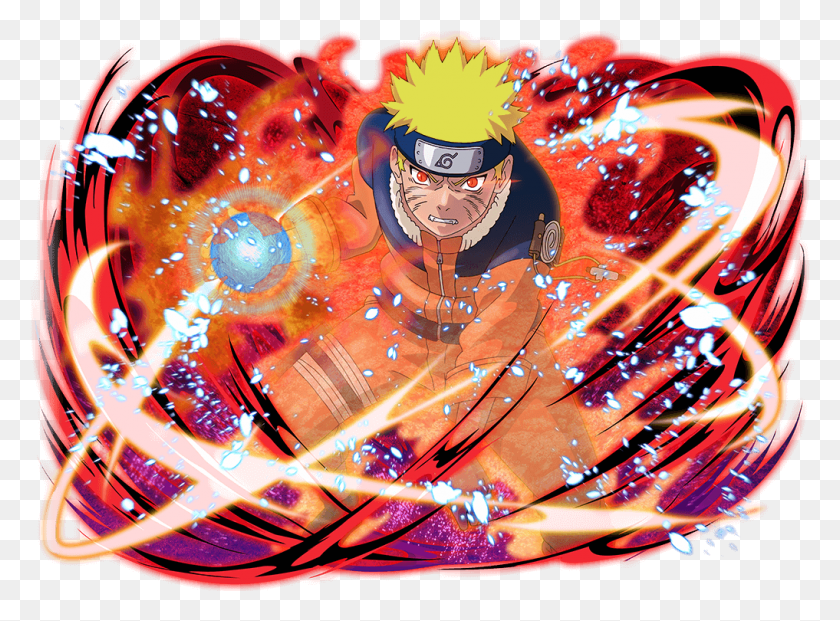 1017x732 Naruto Uzumaki Power Of Determination Awaken Naruto Blazing One Tail Naruto, Lighting, Crowd, Pattern HD PNG Download