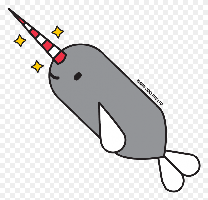 923x887 Narwhal, Scissors, Blade, Weapon HD PNG Download