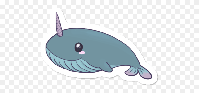 502x335 Narwhale Sticker Whale, Sea Life, Animal, Mammal HD PNG Download